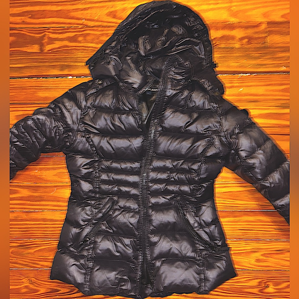 Thick Andrew Marc Black Puffer Jacket